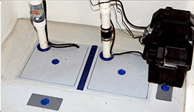 GrateSump plus sump pump system banner.